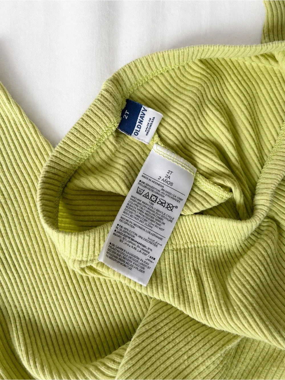 Old Navy Ruffled Ribbed Toddler Girls Leggings – Size 2T
